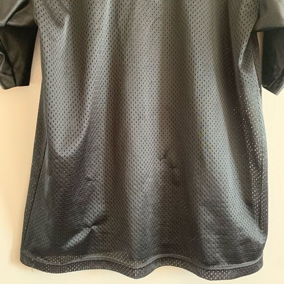 American Apparel 🏈 Basic Mesh Football Black Jersey - Picture 10 of 14